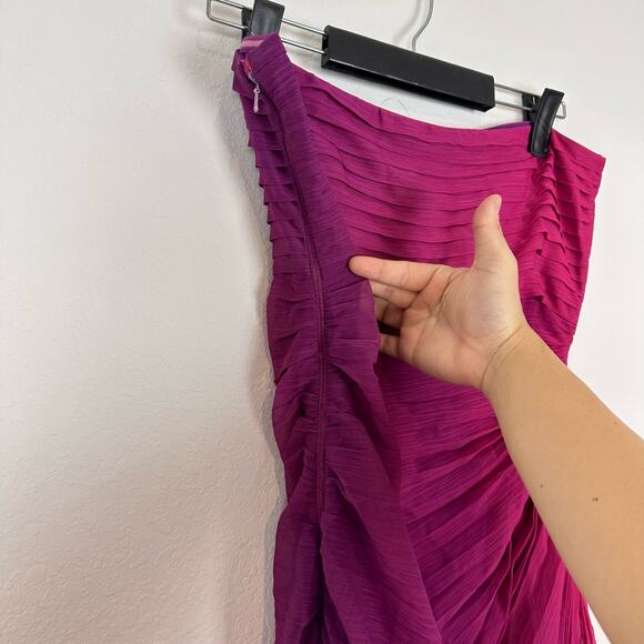 NWT Rococo Sand Strapless Cut Out Long Dress in Pink & Purple Size Medium - Picture 5 of 9